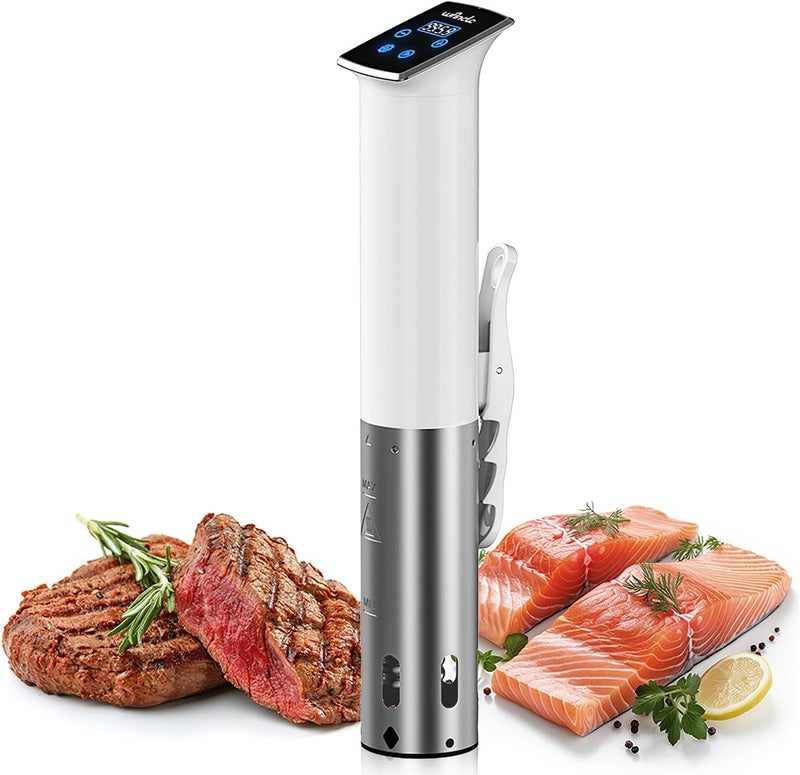 wancle Sous Vide Machines, 1100 Watts Sous-Vide Cooker Immersion Circulator, IPX7 Waterproof, Quiet, Easy to Use for Home Chefs - Image 1